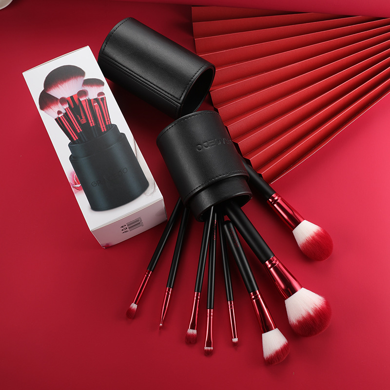 Makeup brushes complete set with brush barrel eye shadow brush Chinese style beauty tools wholesale