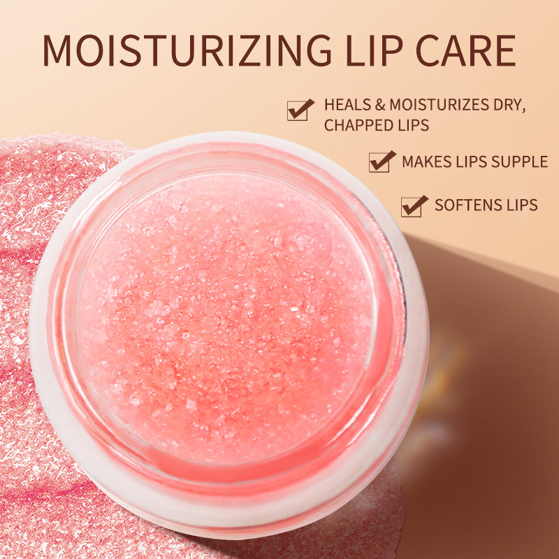 Lip Scrub Lip Exfoliating Gel Balm Moisturizing Hydrating Lip Balm Stock Wholesale oem