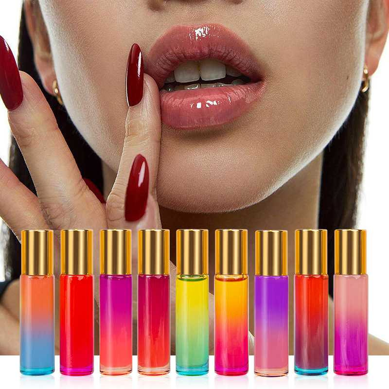 Rollerball Lip Oil Hydrating Moisturizing Lip Care Lip Balm Light Lip Line Wholesale oem odm factory